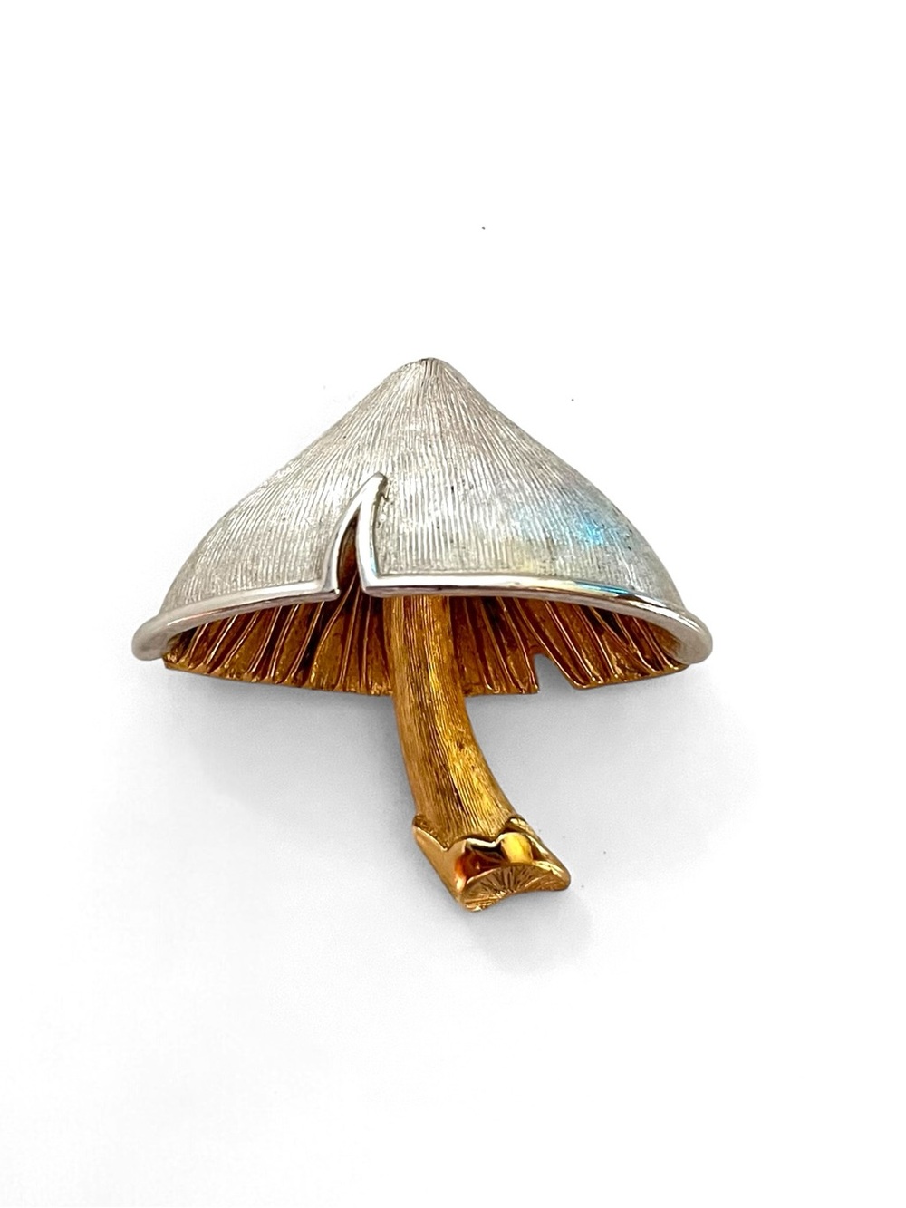 Napier Signed Vintage Mushroom Brooch